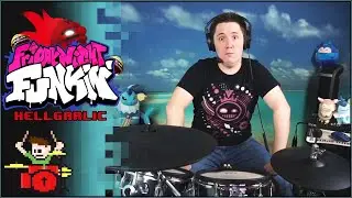 Friday Night Funkin' - HELLGARLIC with WARIO LAUGHING On Drums!