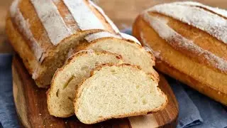 I baked 2 loaves of white bread. It turned out very tasty! Baking bread is very easy!