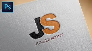 How to make Jungle Scout Logo in Photoshop | Make awesome logo | Photoshop tutorial
