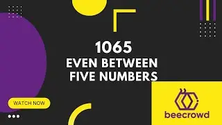 1065. Even Between Five Numbers | Beecrowd Problem Solving Bangla Tutorials| Competitive Programming