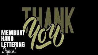 HOW TO DRAW HAND LETTERING IN DIGITAL VECTOR ART