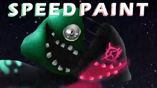 Neo Lemon Demon/Monster SpeedPaint Drawing (Friday Night Funkin' Neo 3.0)