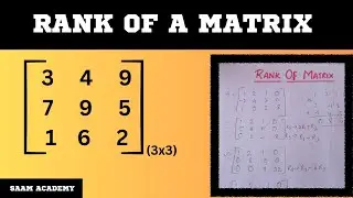 ♦️Rank of a Matrix                                            | Engineering Mathematics | M1 |GATE|
