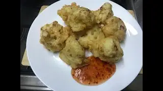 Crispy Deep Fried Cauliflower / Cauliflower Recipe / #Cauliflower #Deepfried #Shorts