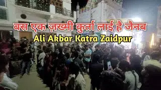 Bas Ek Zakhmi Kurta Laayi Hai Zainab (S.A) |Noha | Zaidpur Moharram Chehallum 2025 