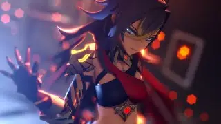 【原神/MMD】7 rings【ディシア】
