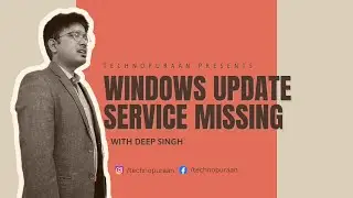 windows update service missing