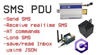 SMS tutorial C# - Send, Receive real-time SMS (PDU mode)