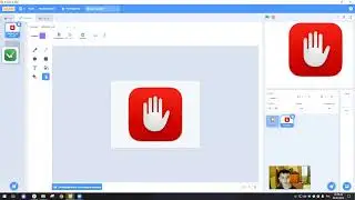 создаём кнопку на Scratch