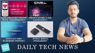 Lava Phone with Heartrate Sensor,Tecno Spark 6 Air,Samsung Galaxy M51, Realme X7 Pro - Techy Trails