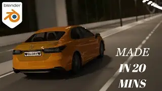 CREATING A PRO CAR ANIMATION IN BLENDER IN 20MINS