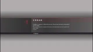 Destiny 2 error code weasel
