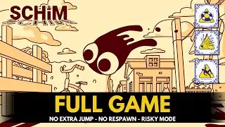 SCHIM - Full Game Walkthrough (No Extra Jump, No Respawn, Risky Mode) All Levels -No Commentary 4K60