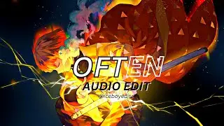 OFTEN [edit audio] the weeknd [kygo remix] |@iceboyeditz