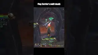 Flag Carrier couldn't run far enough #retail #wow #hunter #pvp #warwithin  #marksman #mm