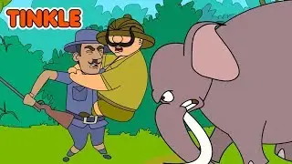 Shikari Shambu Vs Wild Elephant |   Animated Story - Cartoon Stories - Funny Cartoons