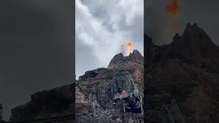 Active Volcano at Tokyo Disneysea - Journey to the Center of the Earth