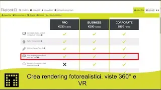 Crea rendering foto-realistici, viste 360° e VR