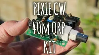 40m QRP Pixie kit build for Ham Radio