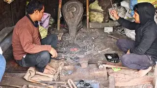 Indian Blacksmith Making Very Useful Knife in Just 5 $ | Knife Making Smithingskill