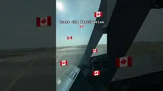 Guess the destination in Canada🤔🇨🇦 A330✈️pushback, taxi & departure for long haul flight #shorts