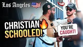🇺🇸🔥LOS ANGELES DEBATE❗Shaykh Uthman SCHOOLS Christian Preacher [MUST WATCH]