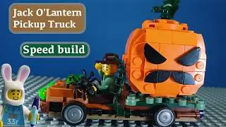Lego Halloween Pickup Truck 40822 stopmotion Speedbuild