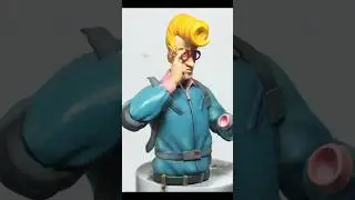 Egon bust painting