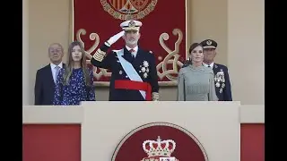 HRH Infanta Sofía stepped out on Wednesday to attend the National Day Military Parade in Spain❤