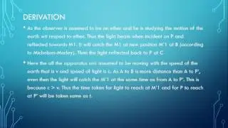michelson morley experiment