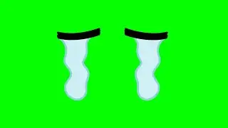 Crying eyes Green screen || Tears Green Screen