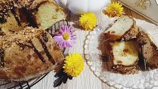 🌟ТВОРОЖНЫЙ КЕКС -пирог, очень вкусный, нежный и простой в приготовлении! Из простых продуктов!