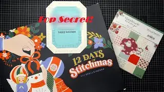 Spellbinders 12 Days of Stitchmas Advent Calendar, Day 7: No Spoilers in Title, Making Ornaments!