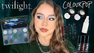 TWILIGHT X COLOURPOP COLLECTION 🌲💙 SWATCHES, REVIEW + TUTORIAL | Makeupbytreenz