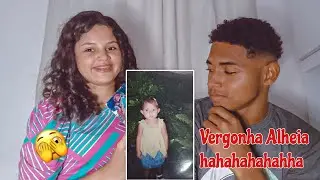 REAGINDO AS FOTOS ANTIGAS DA MINHA NAMORADA *Vergonha Alheia