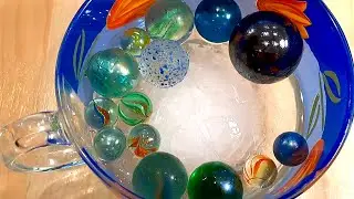Marble Run ASMR | Marbles on Ice