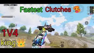 Fastest 1V4 clutches back to back🥵...#bgmi #jonathangaming