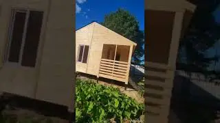 Построен дачный каркасный домик 6х6 в Боровском районе СНТ Венера за 698.00р Утепление 100мм.