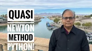 Quasi-Newton Method, Python Program, Optimization Tutorial 22