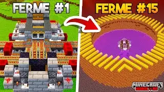 J'ai construit TOUTES les meilleurs fermes AUTOMATIQUES sur Minecraft Hardcore !