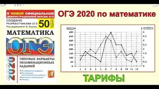 Полный разбор варианта 47. Ященко. ТАРИФЫ, минуты, гигабайты. ОГЭ 2020 по математике.