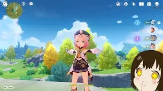 Inazuma New Island - Explore & Farm 2 - Genshin Impact ( No Mic )