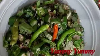 সবুজ রেখে সহজ ঢেঁড়স ভাজি রেসিপি | Ladies Finger Fry Easy Recipe | Dherosh Vaji Recipe | ভেন্ডি ভাজি