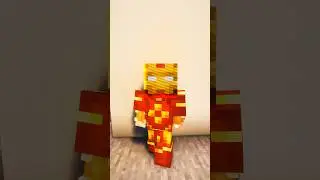 Minecraft: Iron Man Armor Trim #minecraft #marvel #shorts