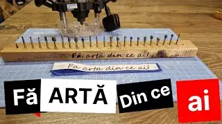 Cum să personalizezi lemnul ||  Fă artă din ce ai || Gravare pe lemn