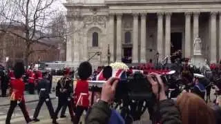 Margaret Thatcher's Funeral Procession