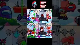 FNF Meme | | Among Us Pink & Yukichi VS Boyfriend | Black Imposter  V4 | #shorts