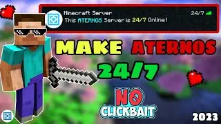 How to Make Aternos 24/7 Server 1.20.2 | In Aternos ! 🤯 | *No Clickbait* | MINECRAFT
