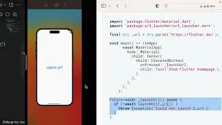 Flutter lesson 18. Url launcher
