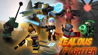 Zealous Fighter STUDIO DEMO Shotrifle vs Noob Squadron Leader [Roblox Games Design/Demonstration]